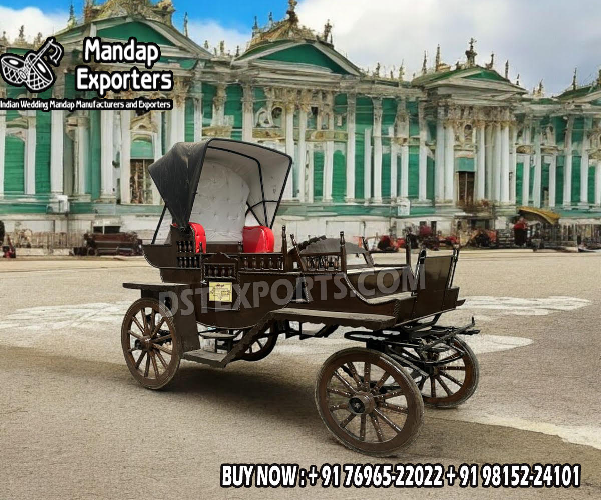 We are manufacturer and exporters of all types of horse drawn carriages- Victorian Carriages, Cinderella Carriages, Presidential Carriages, Touring Carriages, Indian Wedding Buggys, Royal Horse Baghis, Limousine Carriages, Funeral Carriages, Antique Horse Carriages, Wedding Rath & many more