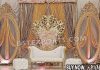 Royal Wedding Reception Stage Designer Back Frames Wedding Mandaps Wedding Stages Wedding Furniture Horse Drawn Carriages Fiber Decoration Items Mehndi Sangeet and Haldi decor props