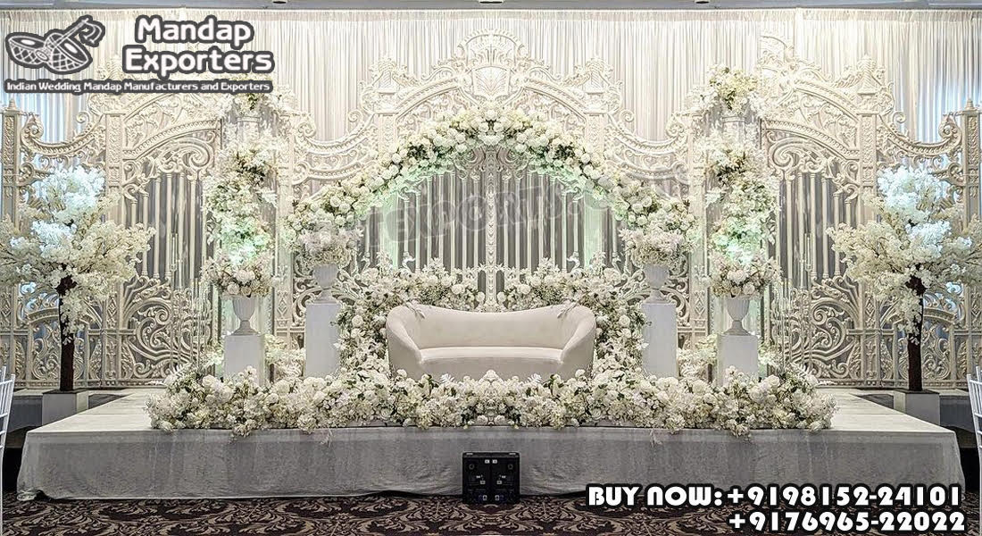 Wedding Mandaps Wedding Stages Wedding Furniture Horse Drawn Carriages Fiber Decoration Items Mehndi Sangeet and Haldi decor props