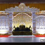Wedding Mandaps Wedding Stages Wedding Furniture Horse Drawn Carriages Fiber Decoration Items Mehndi Sangeet and Haldi decor props