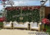 Unique Reception Party Stage Decor With Gate Panels Wedding Mandaps Wedding Stages Wedding Furniture Horse Drawn Carriages Fiber Decoration Items Mehndi Sangeet and Haldi decor props