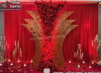 Western Theme Metal Arches For Wedding Decor Wedding Mandaps Wedding Stages Wedding Furniture Horse Drawn Carriages Fiber Decoration Items Mehndi Sangeet and Haldi decor props