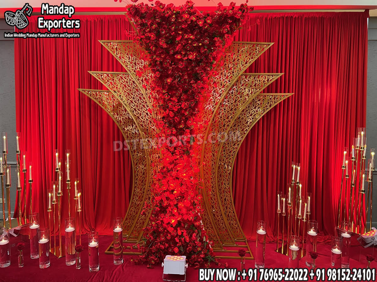 Wedding Mandaps Wedding Stages Wedding Furniture Horse Drawn Carriages Fiber Decoration Items Mehndi Sangeet and Haldi decor props