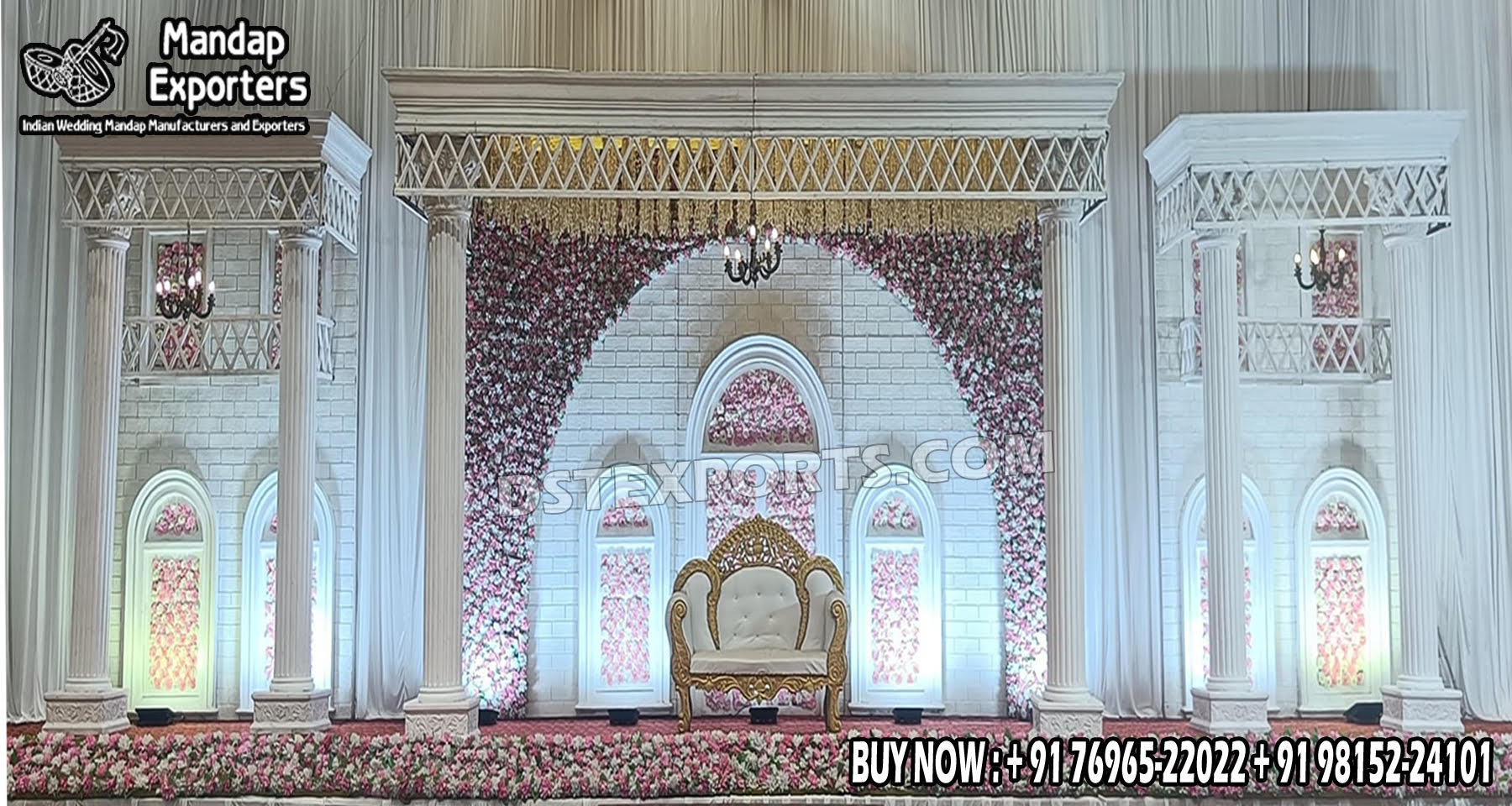 Fiber Mandaps, Wooden Mandaps, Crystal Mandaps, Metal Mandaps, Mandap stage, Indian Mandaps, Modern mandaps, open mandap, Wooden Look Mandap, FRP Mandaps, Antique Mandaps, Brown Mandap, Wooden look fiber mandap