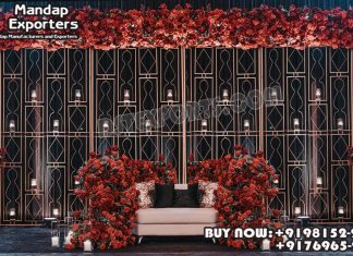 Fantastic Wedding Reception Stage Metal Candle Walls we are manufacturer and star exporters of all types pof wedding product like - wedding mandap , crystal mandaps ,metal mandaps, stages , wedding frames/panels, wedding sofa set, bride groom chairs, mandap chairs ,punjabi culture statues , wedding swings , horse drawn carriages ,backdrop curtain etc.