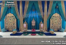 Fusion Wedding Mehndi Ceremony Stage Props & Decor we are manufacturer and star exporters of all types pof wedding product like - wedding mandap , crystal mandaps ,metal mandaps, stages , wedding frames/panels, wedding sofa set, bride groom chairs, mandap chairs ,punjabi culture statues , wedding swings , horse drawn carriages ,backdrop curtain etc.