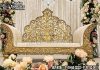 Heavy Back Carved Couch For Wedding Stage Wedding sofa, Wedding Chairs, Mandap chairs, Wooden Sofa sets, Bride groom chairs, Puberty ceremony sitting