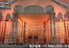 Maharaja Style Dual Pole Mandap For Srilankan Weddings Fiber Mandaps, Wooden Mandaps, Crystal Mandaps, Metal Mandaps, Mandap stage, Indian Mandaps, Modern mandaps, open mandap, Wooden Look Mandap, FRP Mandaps, Antique Mandaps, Brown Mandap, Wooden look fiber mandap