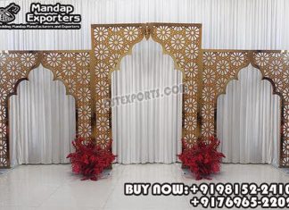 Muslim Wedding Laser Cut Jali Panels For Photo Booth