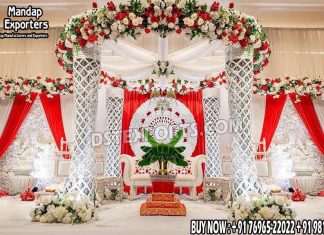 Stunning Diamond Cut Pillar Mandap For Asian Weddings Fiber Mandaps, Wooden Mandaps, Crystal Mandaps, Metal Mandaps, Mandap stage, Indian Mandaps, Modern mandaps, open mandap, Wooden Look Mandap, FRP Mandaps, Antique Mandaps, Brown Mandap, Wooden look fiber mandap