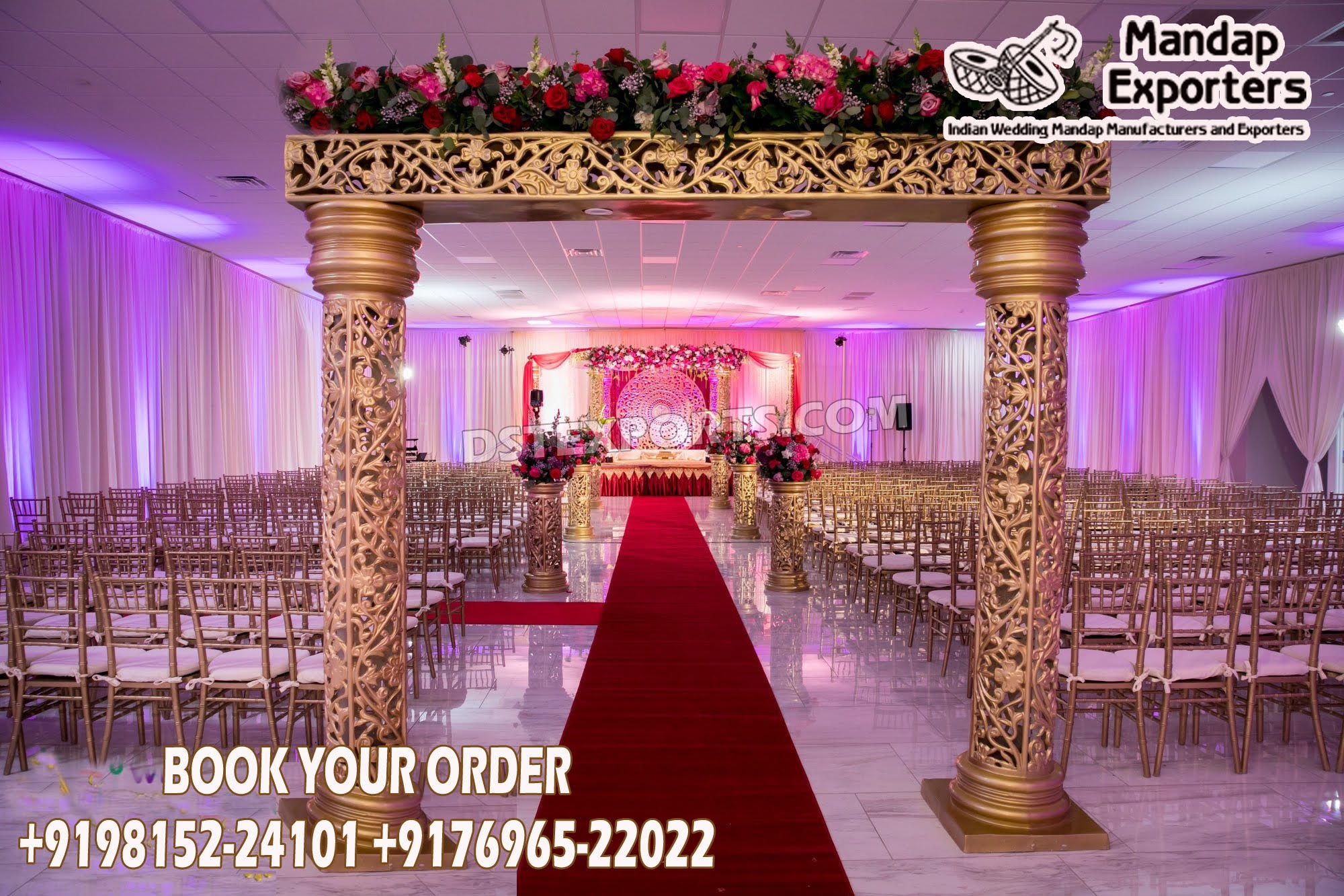 Trending Wedding Entrance Decor Golden Gate
