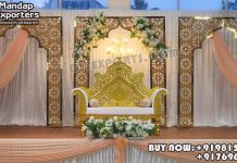 Arabian Theme Wedding Event Laser Cut Backdrop Screens