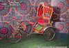 Lovely Colorful Rickshaw For Sangeet Night Photo Booth