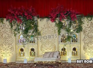 Moroccan Wedding Theme Mirror Backdrop Screens