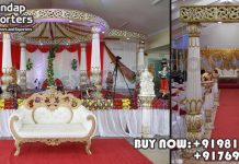 Sri Lankan Wedding Theme Lotus Design Mandap Decor