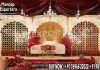 Royal Muslim Walima Stage Backdrop Mirror & Metal Screens Fiber Mandaps, Wooden Mandaps, Crystal Mandaps, Metal Mandaps, Mandap stage, Indian Mandaps, Modern mandaps, open mandap, Wooden Look Mandap, FRP Mandaps, Antique Mandaps, Brown Mandap, Wooden look fiber mandap