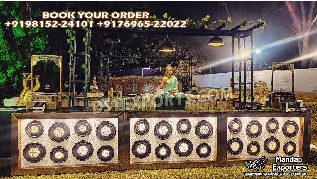 Stainless Steel Food Counters For Wedding Venue