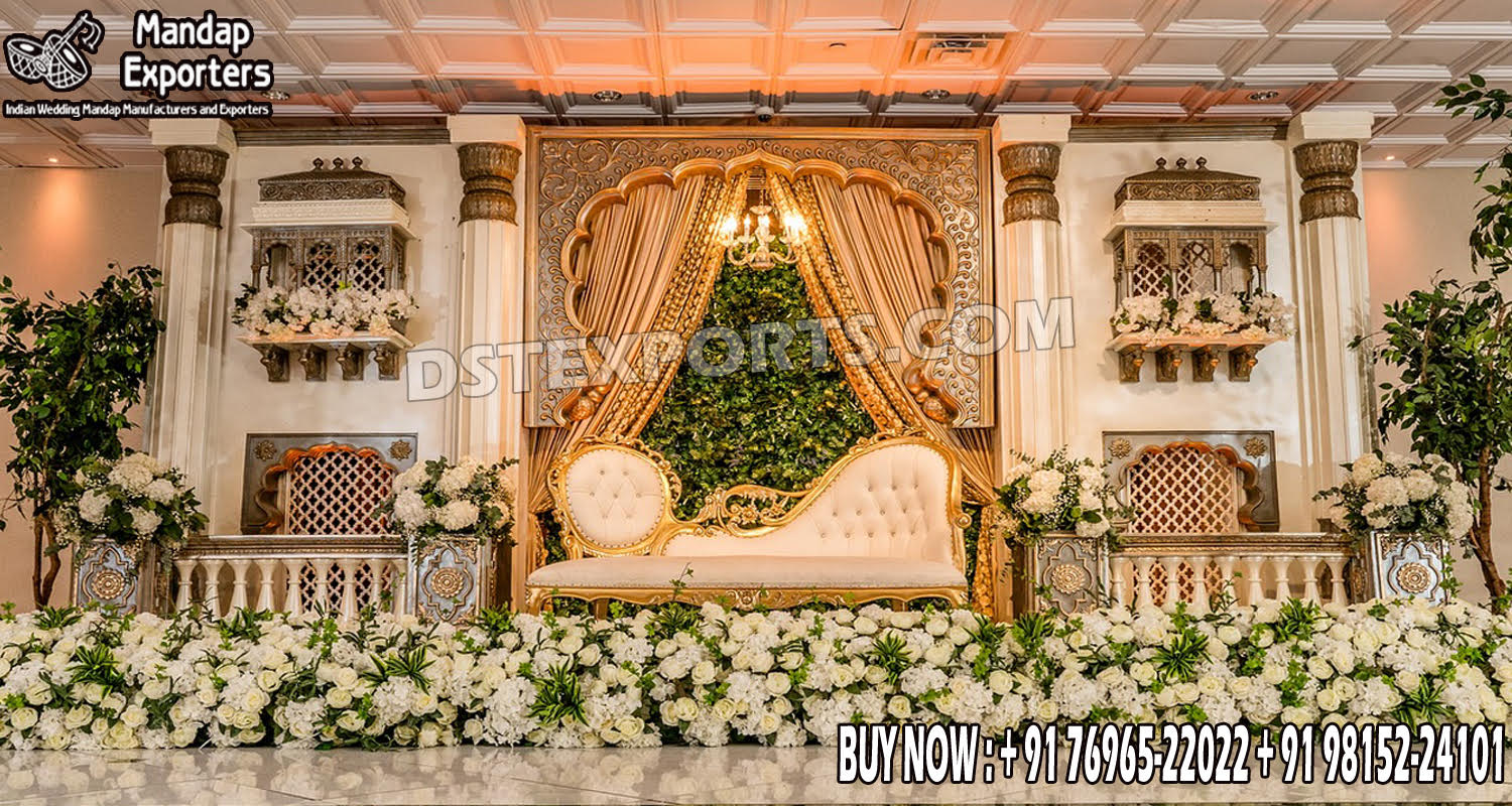 Wedding Mandaps Wedding Stages Wedding Furniture Horse Drawn Carriages Fiber Decoration Items Mehndi Sangeet and Haldi decor props