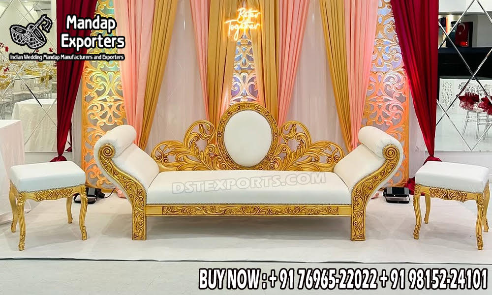 Wedding sofa, Wedding Chairs, Mandap chairs, Wooden Sofa sets, Bride groom chairs, Puberty ceremony sitting