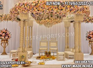 Most Popular Wedding Mandap For Usa Banquet Halls Fiber Mandaps, Wooden Mandaps, Crystal Mandaps, Metal Mandaps, Mandap stage, Indian Mandaps, Modern mandaps, open mandap, Wooden Look Mandap, FRP Mandaps, Antique Mandaps, Brown Mandap, Wooden look fiber mandap