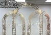 Prettiest Reception Stage Metal Backdrop Stands Wedding Mandaps Wedding Stages Wedding Furniture Horse Drawn Carriages Fiber Decoration Items Mehndi Sangeet and Haldi decor props