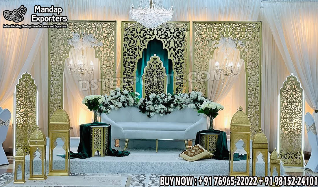 Wedding Mandaps Wedding Stages Wedding Furniture Horse Drawn Carriages Fiber Decoration Items Mehndi Sangeet and Haldi decor props