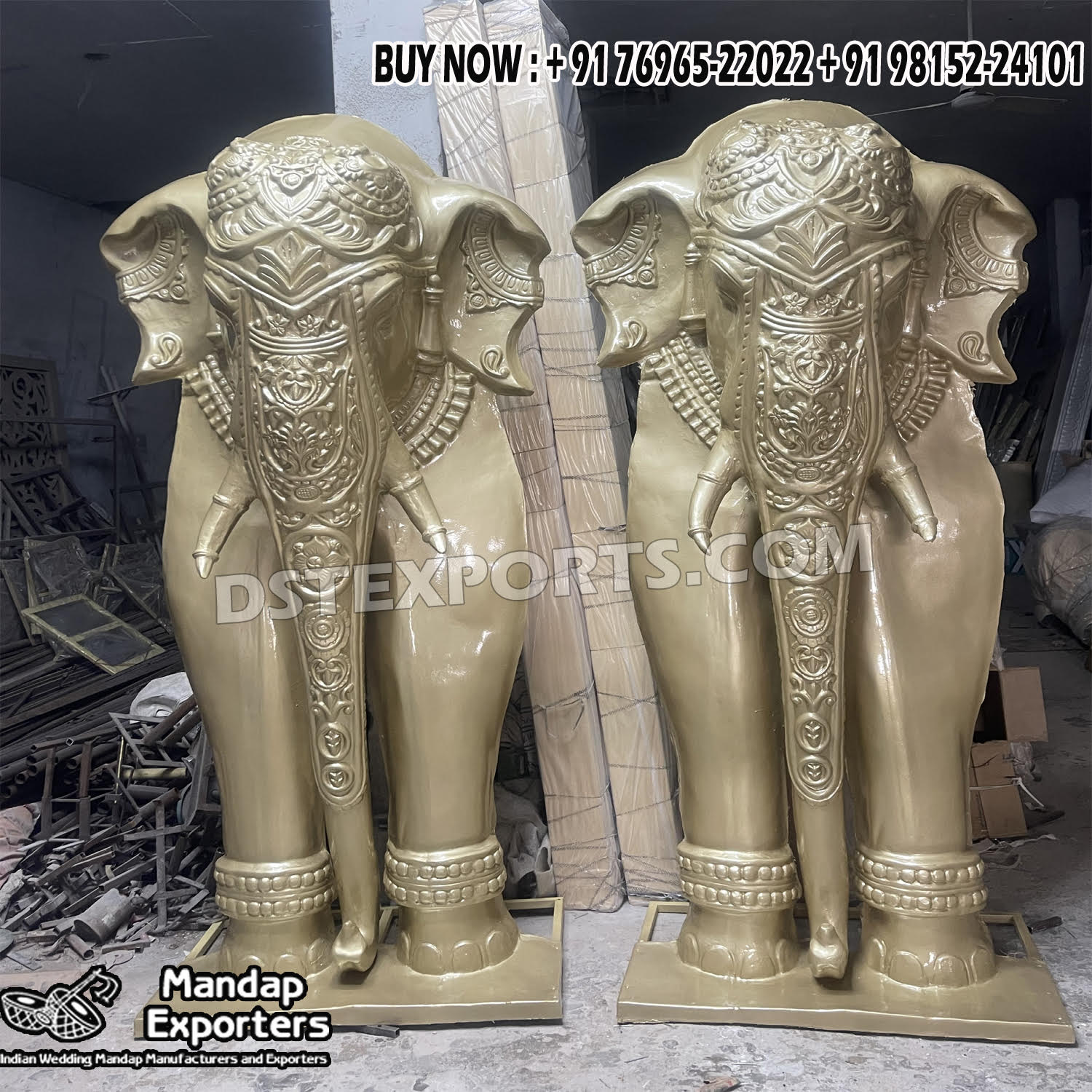 Wedding Mandaps Wedding Stages Wedding Furniture Horse Drawn Carriages Fiber Decoration Items Mehndi Sangeet and Haldi decor props