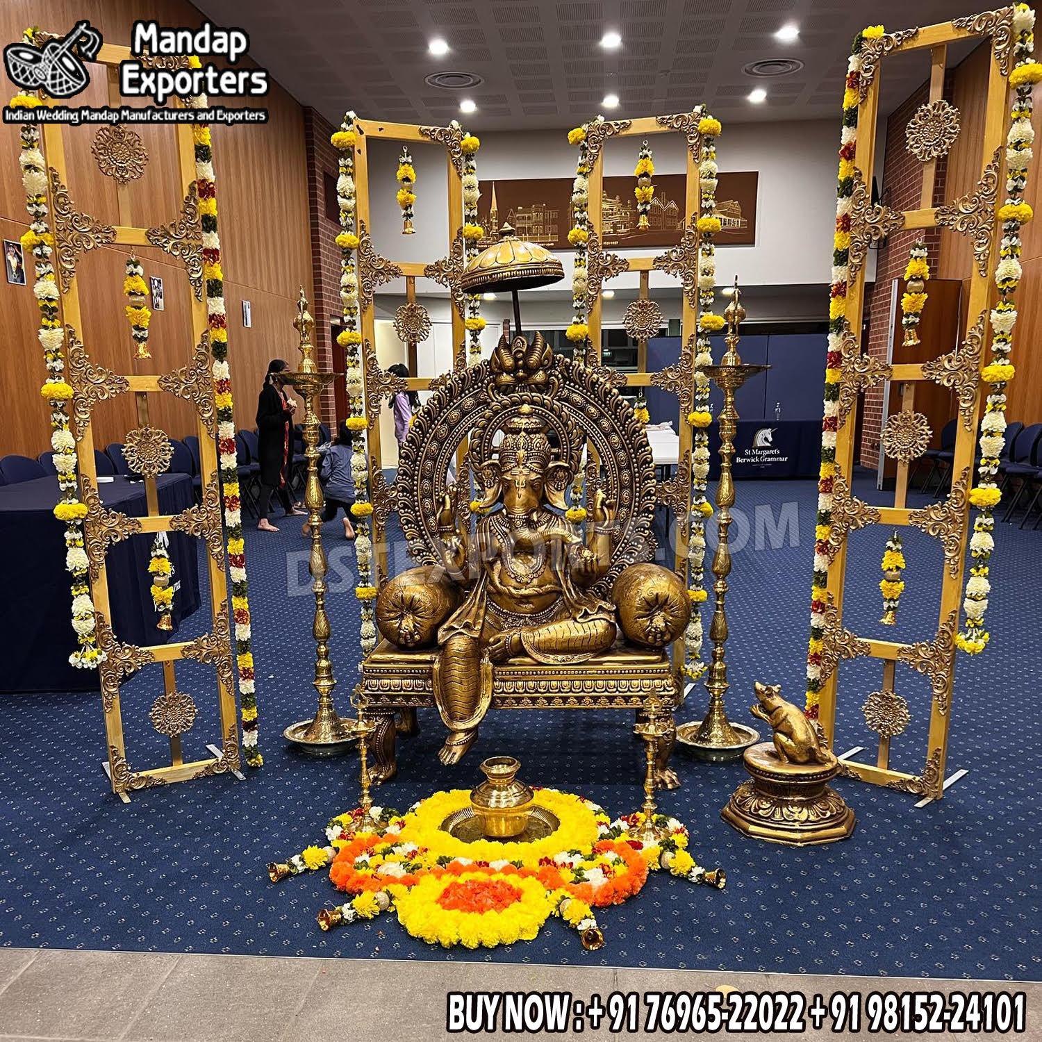 Wedding Mandaps Wedding Stages Wedding Furniture Horse Drawn Carriages Fiber Decoration Items Mehndi Sangeet and Haldi decor props