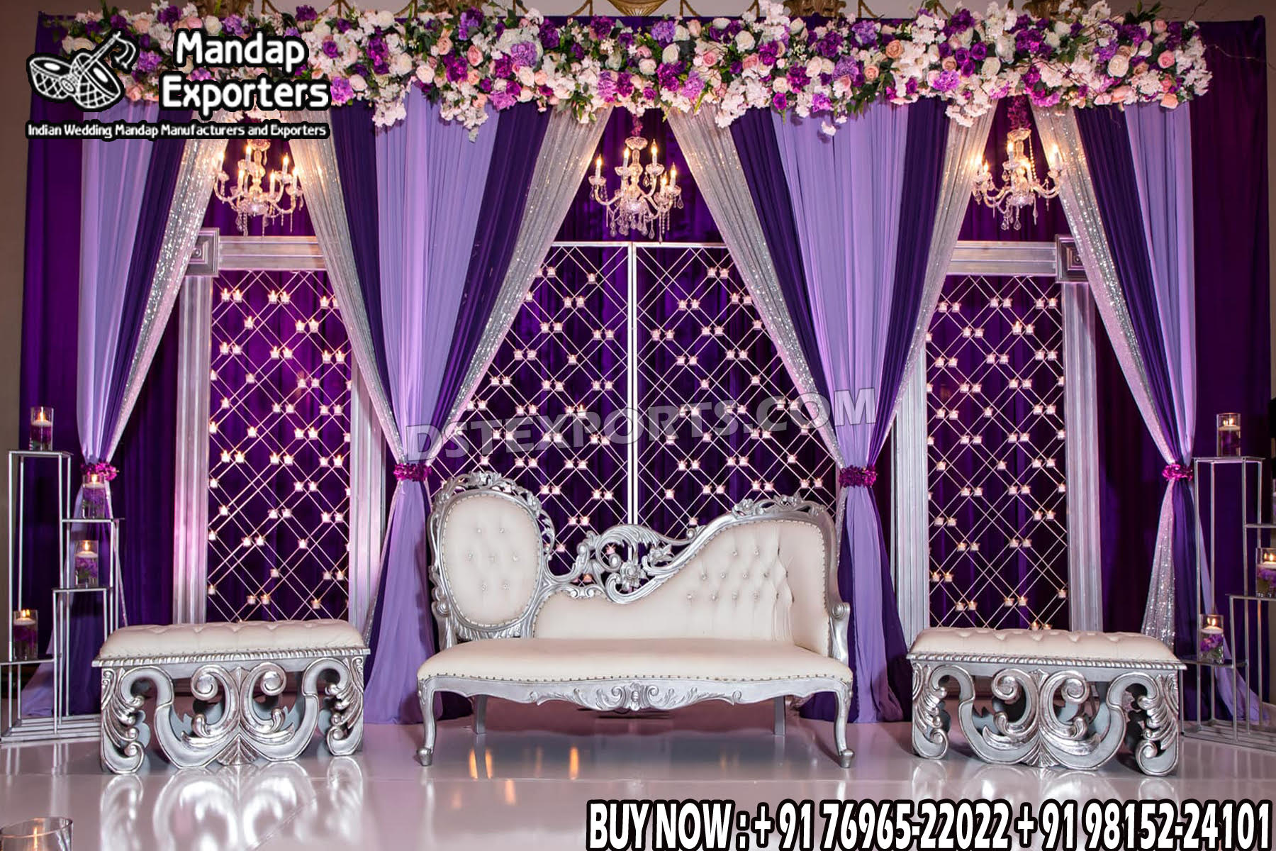 Wedding Mandaps Wedding Stages Wedding Furniture Horse Drawn Carriages Fiber Decoration Items Mehndi Sangeet and Haldi decor props