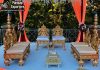 Exquisite Design Wooden Vedi Chair Set For Phera Ceremony we are manufacturer and exporters of all types pof wedding product like - wedding mandap , crystal mandaps ,metal mandaps, stages , wedding frames/panels, wedding sofa set, bride groom chairs, mandap chairs ,punjabi culture statues , wedding swings , horse drawn carriages ,backdrop curtain etc.