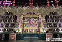 Moroccan Night Theme Mehndi Stage Decoration