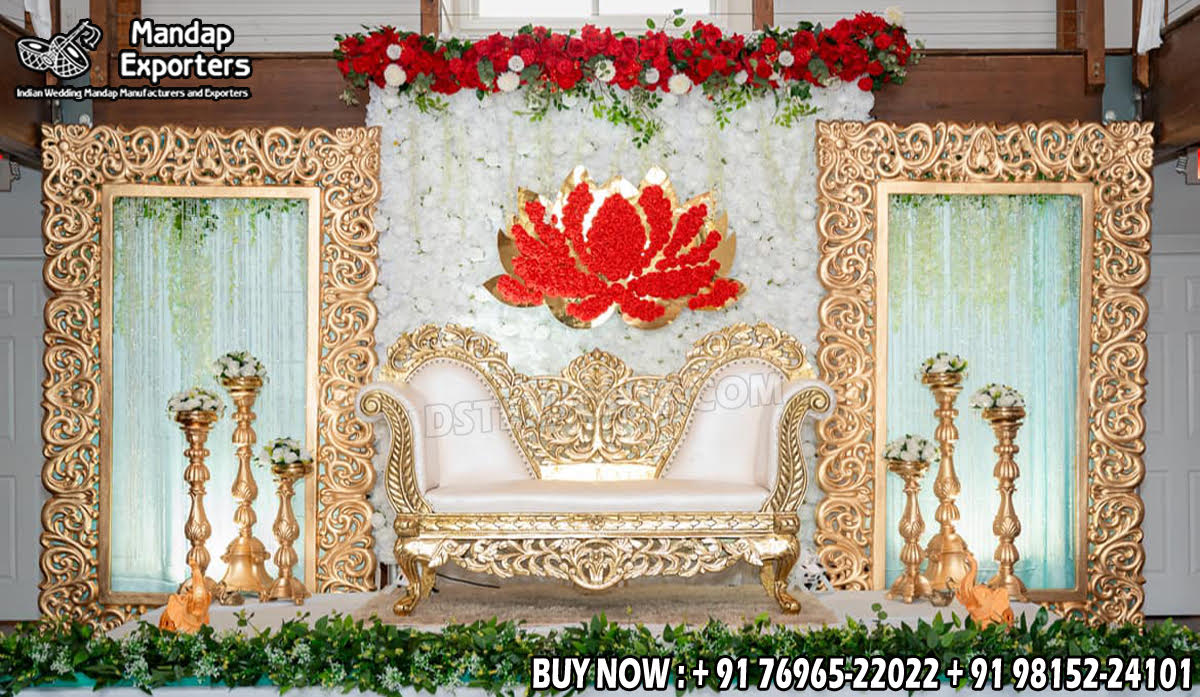 Wedding Mandaps Wedding Stages Wedding Furniture Horse Drawn Carriages Fiber Decoration Items Mehndi Sangeet and Haldi decor props
