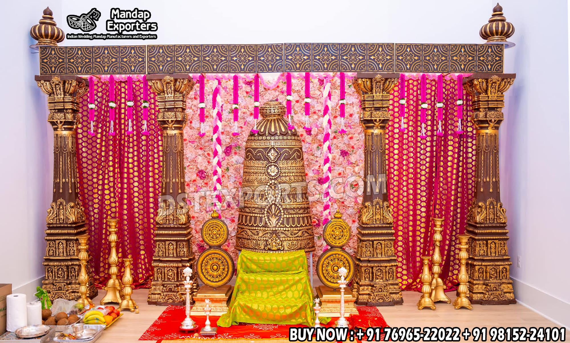 Wedding Mandaps Wedding Stages Wedding Furniture Horse Drawn Carriages Fiber Decoration Items Mehndi Sangeet and Haldi decor props