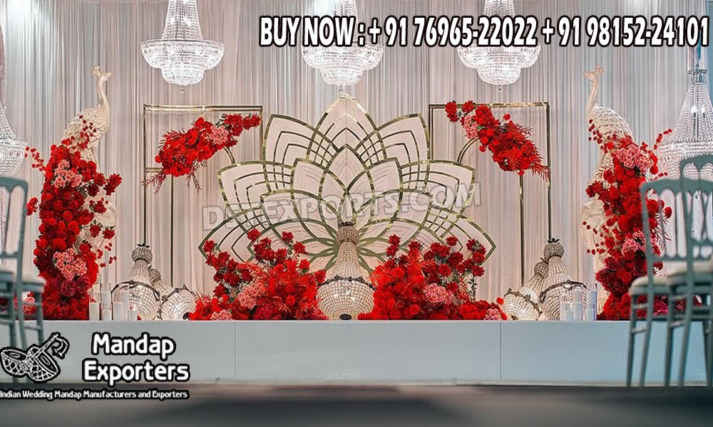 Wedding Mandaps Wedding Stages Wedding Furniture Horse Drawn Carriages Fiber Decoration Items Mehndi Sangeet and Haldi decor props