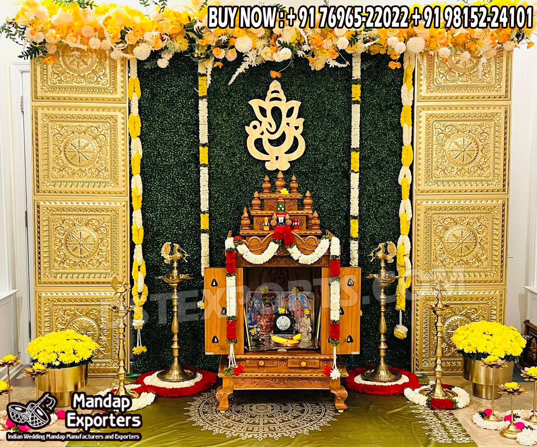 These props can Also be used on Entrance decor, wedding Mandap & wedding Stages.