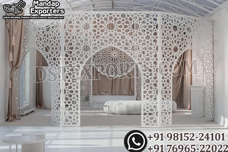 Designer Metal Laser Screens For Muslim Nikah Stage Decor