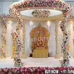Wedding Mandaps Wedding Stages Wedding Furniture Horse Drawn Carriages Fiber Decoration Items Mehndi Sangeet and Haldi decor props