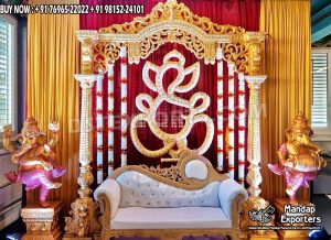 Wedding Mandaps Wedding Stages Wedding Furniture Horse Drawn Carriages Fiber Decoration Items Mehndi Sangeet and Haldi decor props