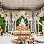 Wedding Mandaps Wedding Stages Wedding Furniture Horse Drawn Carriages Fiber Decoration Items Mehndi Sangeet and Haldi decor props