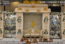 Traditional South Indian Weddings Kanyadanam Stage Wedding Mandaps Wedding Stages Wedding Furniture Horse Drawn Carriages Fiber Decoration Items Mehndi Sangeet and Haldi decor props