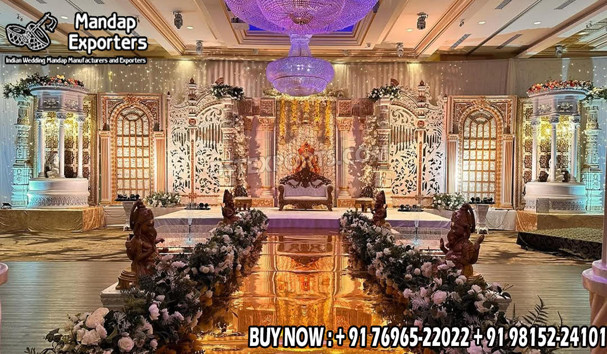 Wedding Mandaps Wedding Stages Wedding Furniture Horse Drawn Carriages Fiber Decoration Items Mehndi Sangeet and Haldi decor props