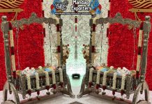 Elegant Wooden Cradle For Wedding Namkaran Vidhi we are manufacturer and exporters of all types pof wedding product like - wedding mandap , crystal mandaps ,metal mandaps, stages , wedding frames/panels, wedding sofa set, bride groom chairs, mandap chairs ,punjabi culture statues , wedding swings , horse drawn carriages ,backdrop curtain etc.