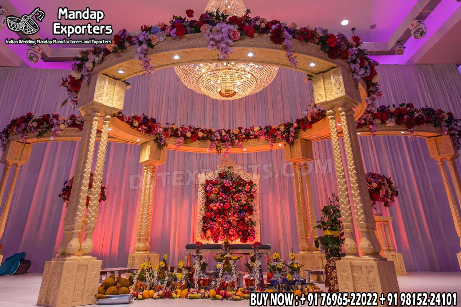 Wedding Mandaps Wedding Stages Wedding Furniture Horse Drawn Carriages Fiber Decoration Items Mehndi Sangeet and Haldi decor props
