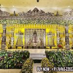 Wedding Mandaps Wedding Stages Wedding Furniture Horse Drawn Carriages Fiber Decoration Items Mehndi Sangeet and Haldi decor props