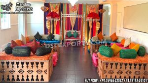 Wedding Mandaps Wedding Stages Wedding Furniture Horse Drawn Carriages Fiber Decoration Items Mehndi Sangeet and Haldi decor props