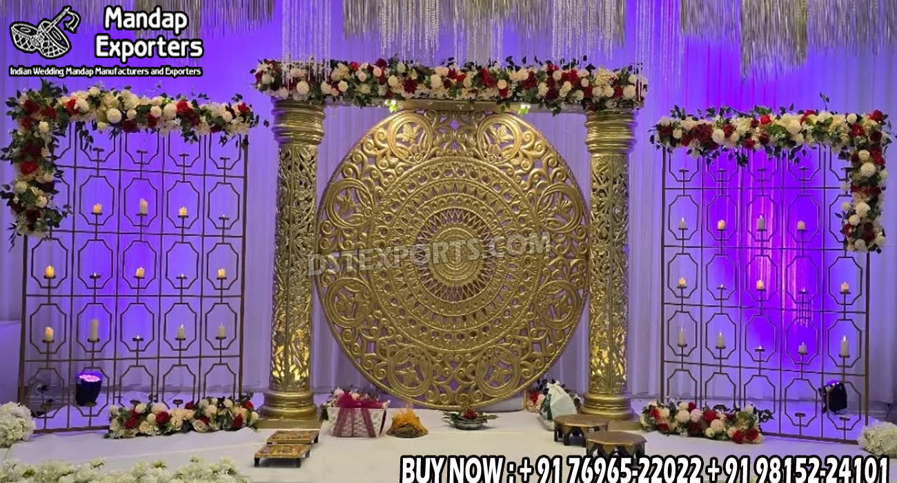 Wedding Mandaps Wedding Stages Wedding Furniture Horse Drawn Carriages Fiber Decoration Items Mehndi Sangeet and Haldi decor props