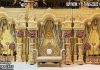 Royal 3D Mehrab Arches Wedding Stage Decor Wedding Mandaps Wedding Stages Wedding Furniture Horse Drawn Carriages Fiber Decoration Items Mehndi Sangeet and Haldi decor props