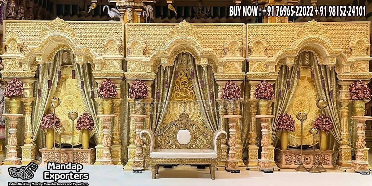 Wedding Mandaps Wedding Stages Wedding Furniture Horse Drawn Carriages Fiber Decoration Items Mehndi Sangeet and Haldi decor props