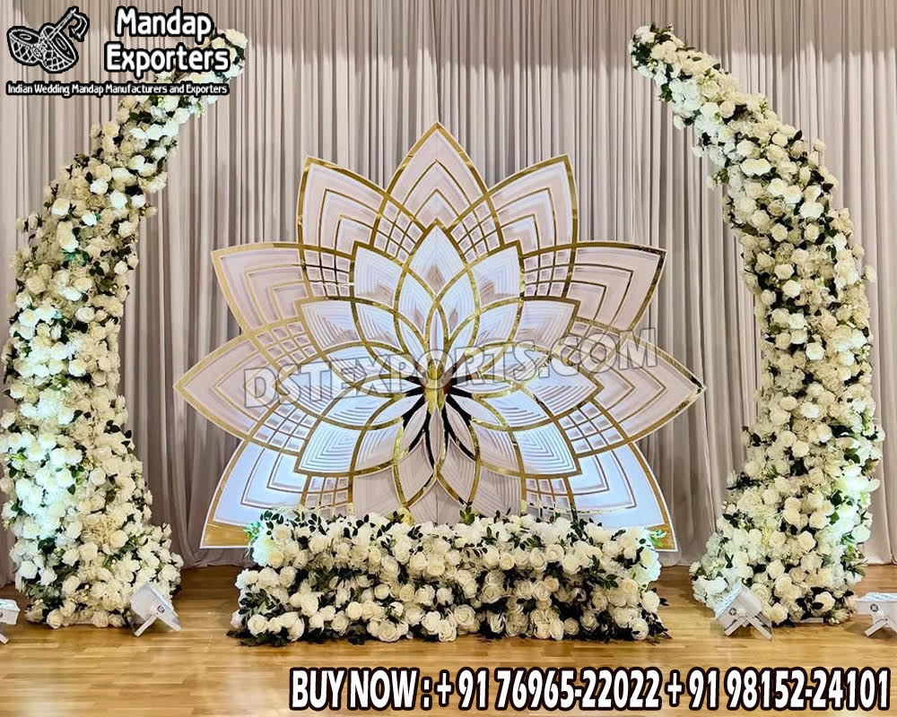 Wedding Mandaps Wedding Stages Wedding Furniture Horse Drawn Carriages Fiber Decoration Items Mehndi Sangeet and Haldi decor props