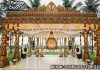 Royal South Indian Manavarai Wedding Mandap Wedding Mandaps Wedding Stages Wedding Furniture Horse Drawn Carriages Fiber Decoration Items Mehndi Sangeet and Haldi decor props